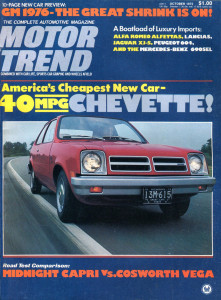 MOTOR TREND 1975 OCT - HONEY BEE, CAPRI vs VEGA-TWIN
